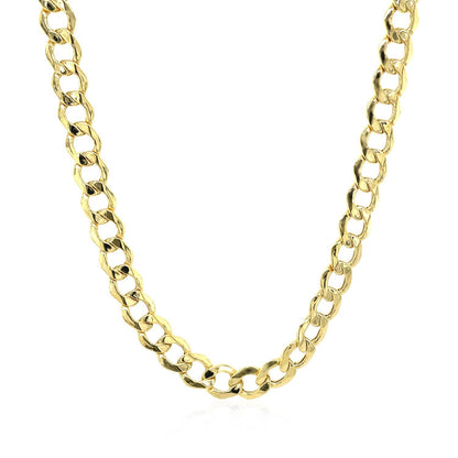 5.3mm 14k Yellow Gold Curb Chain by Bids.com