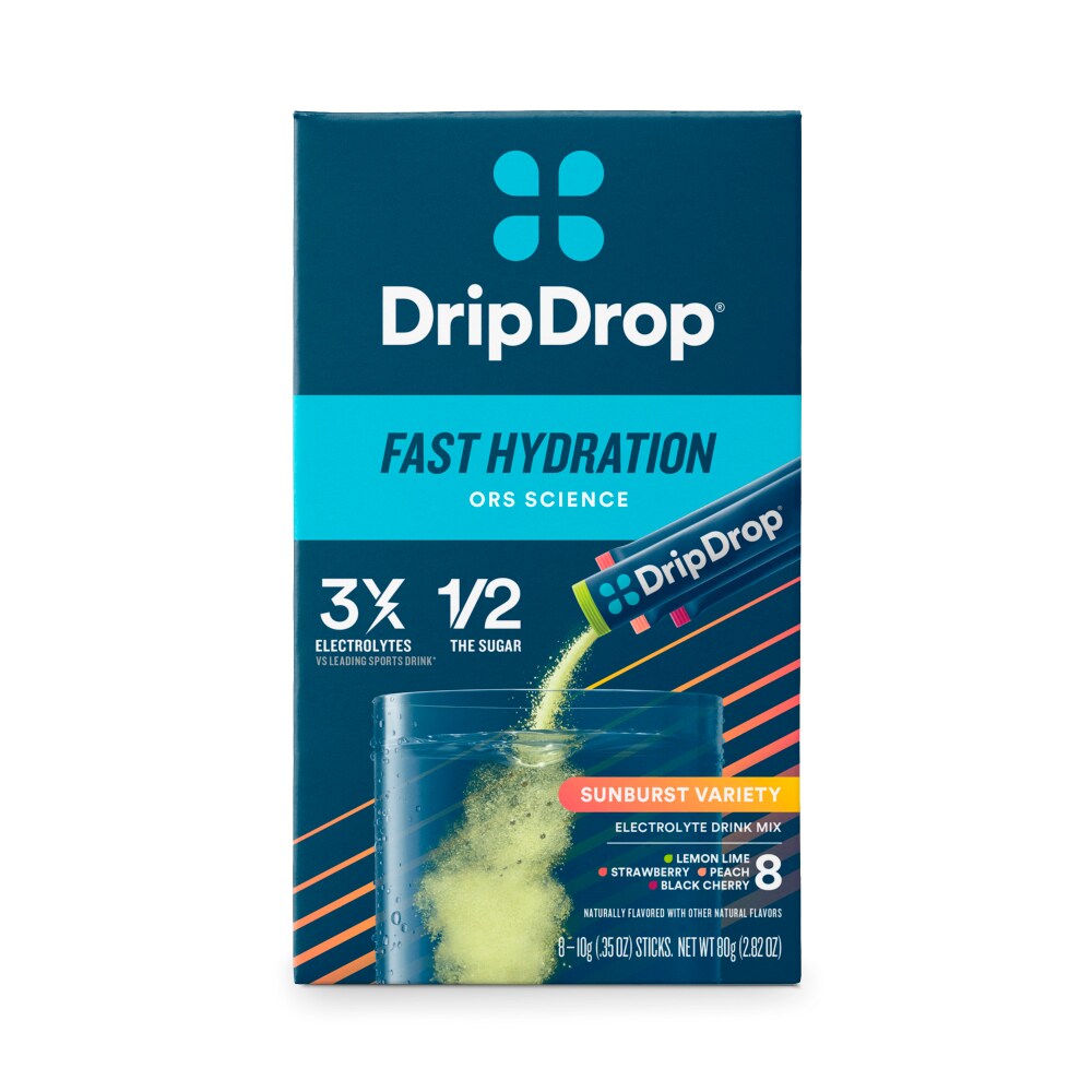 DripDrop Sunburst Electrolyte Drink Mix – Variety Pack by Pasteur Pharmacy