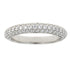 Cubic Zirconium Wedding Band Ring Sterling Silver by Bids.com
