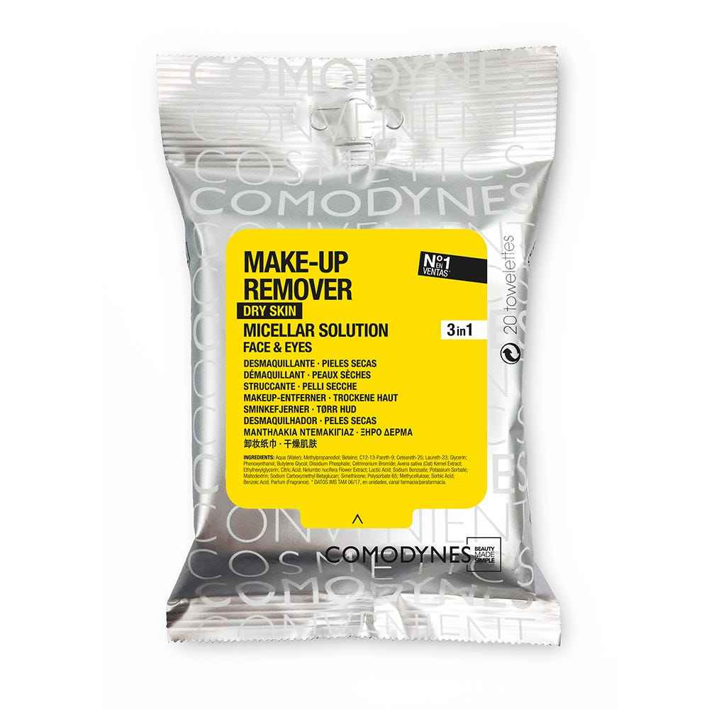 Comodynes Make-up Remover Wipes Micellar Solution For Dry And Sensitive Skin