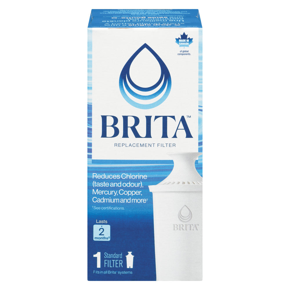 Brita Standard Water Filter, Replacement Filters For Pitchers &amp; Dispensers by Pasteur Pharmacy