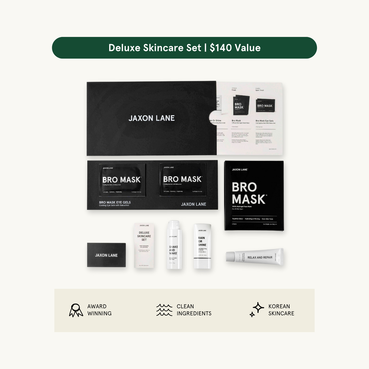 Deluxe Skincare Set - Gift Collection by JAXON LANE