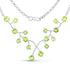 6.00 Carat Genuine Peridot .925 Sterling Silver Necklace by Bids.com