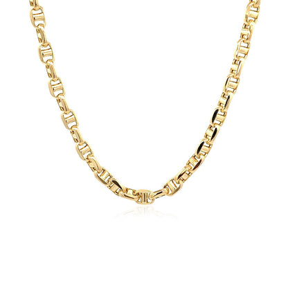 4.5mm 14k Yellow Gold Anchor Chain by Bids.com