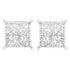 Sterling Silver 3/4 cttw Composite Diamond Stud Earrings (I-J, I2-I3) by Bids.com