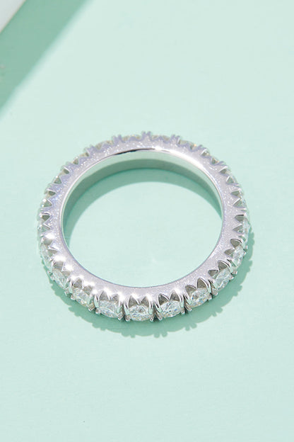 Adored 2.3 Carat Sparkala™ 925 Sterling Silver Eternity Ring by Sparkala