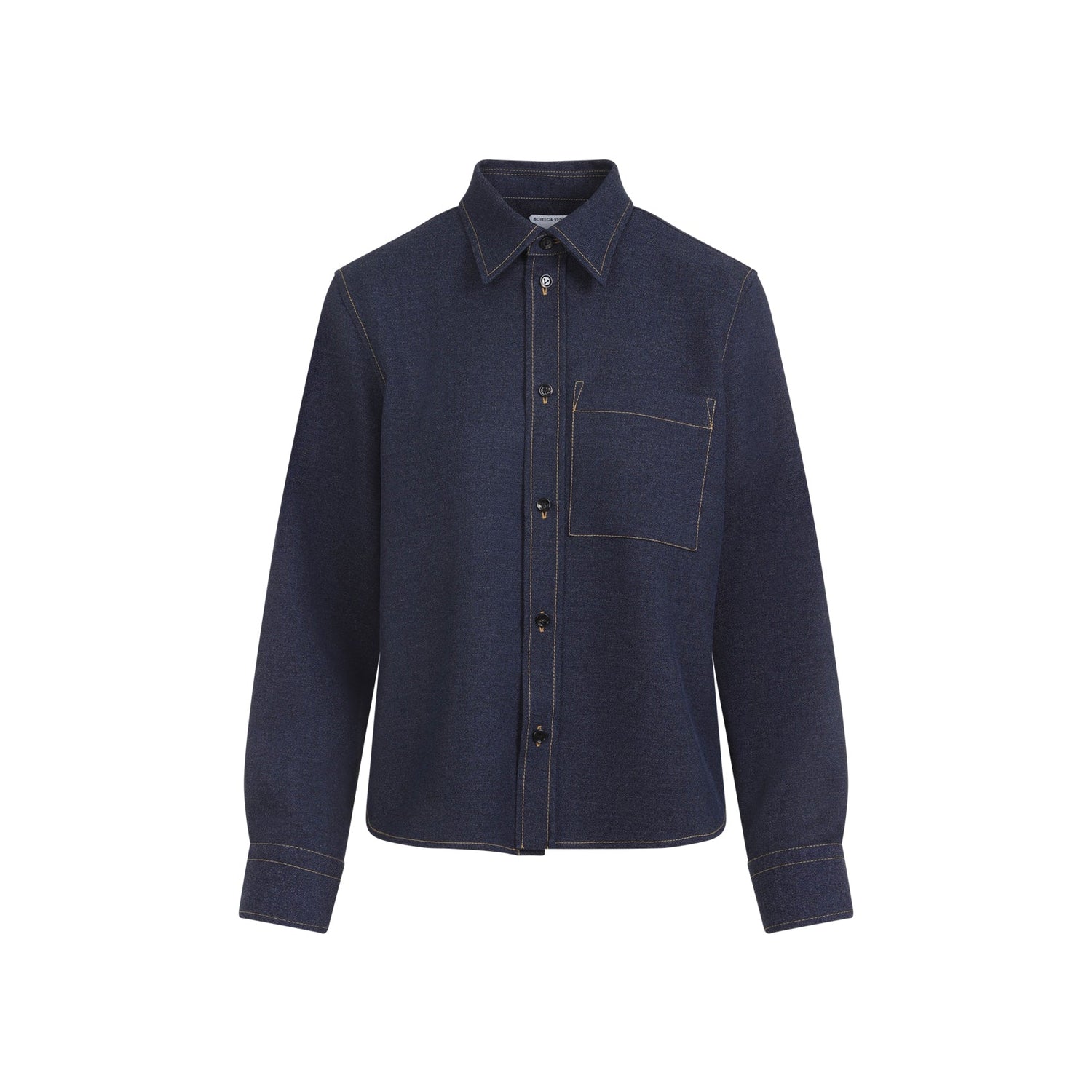 Bottega Veneta Wool Drill Shirt Women by Luosophy