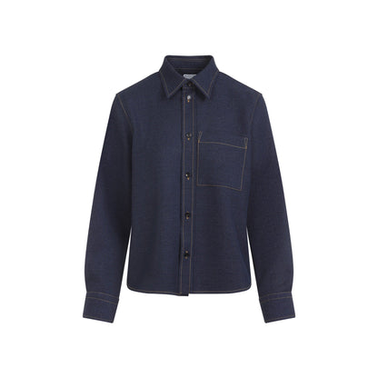Bottega Veneta Wool Drill Shirt Women by Luosophy