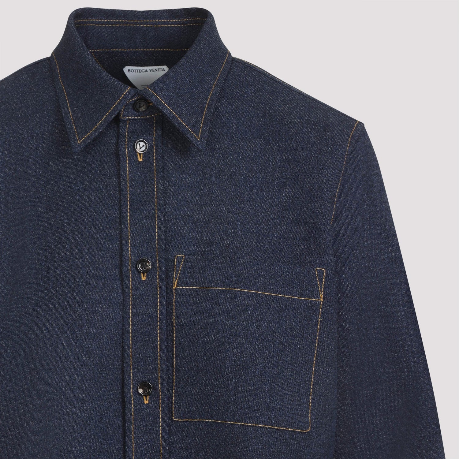 Bottega Veneta Wool Drill Shirt Women by Luosophy