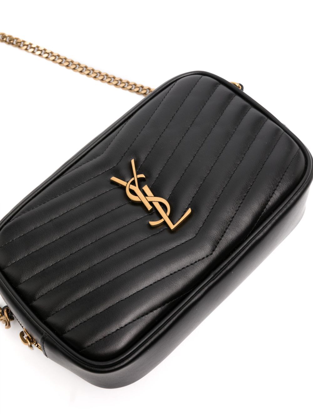 Saint Laurent Women Mini Lou In Quilted Leather by Luosophy