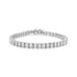 .925 Sterling Silver 1/10 Cttw Diamond 7.25" Link Bracelet (I-J Color, I2-I3 Clarity) by Bids.com