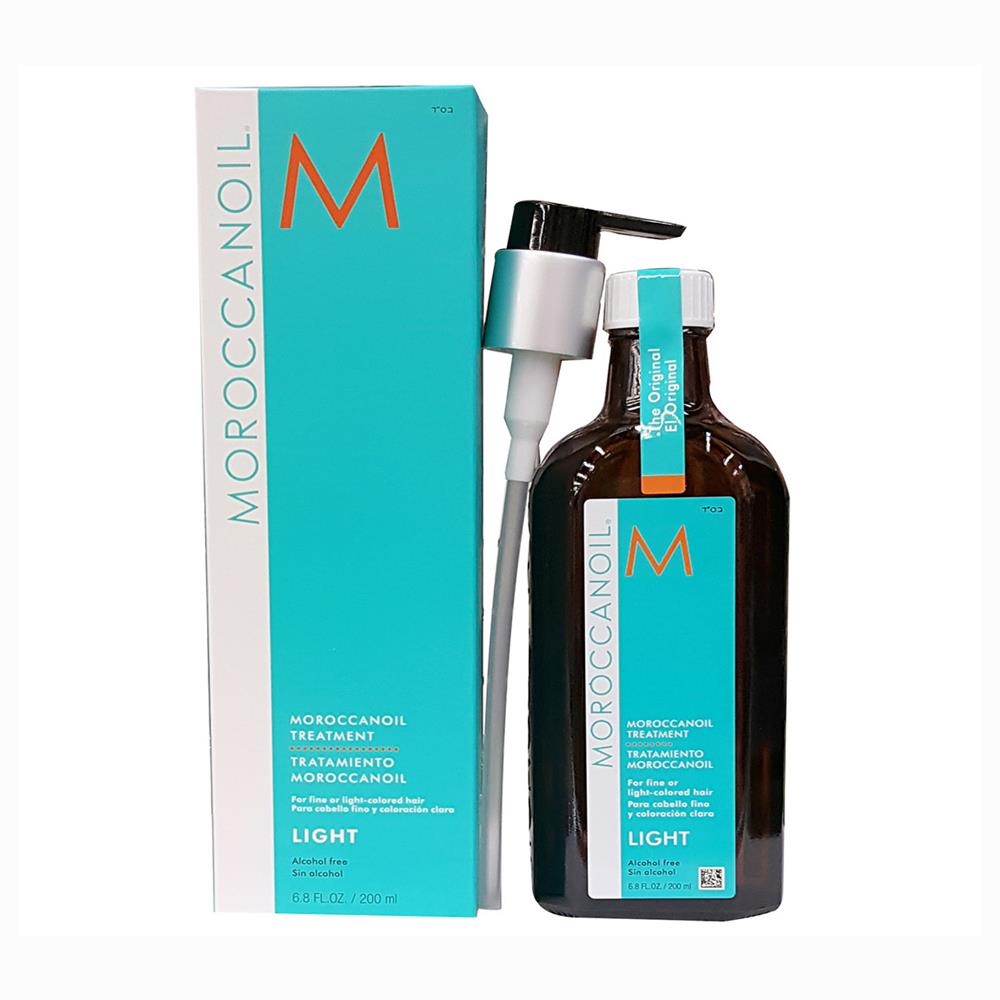 Moroccanoil Light Oil Treatment For Fine &amp; Colored Hair 200 Ml 