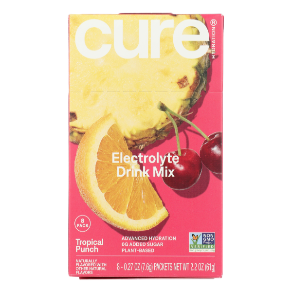 Cure Hydration Electrolyte Drink Mix – Tropical Punch by Pasteur Pharmacy