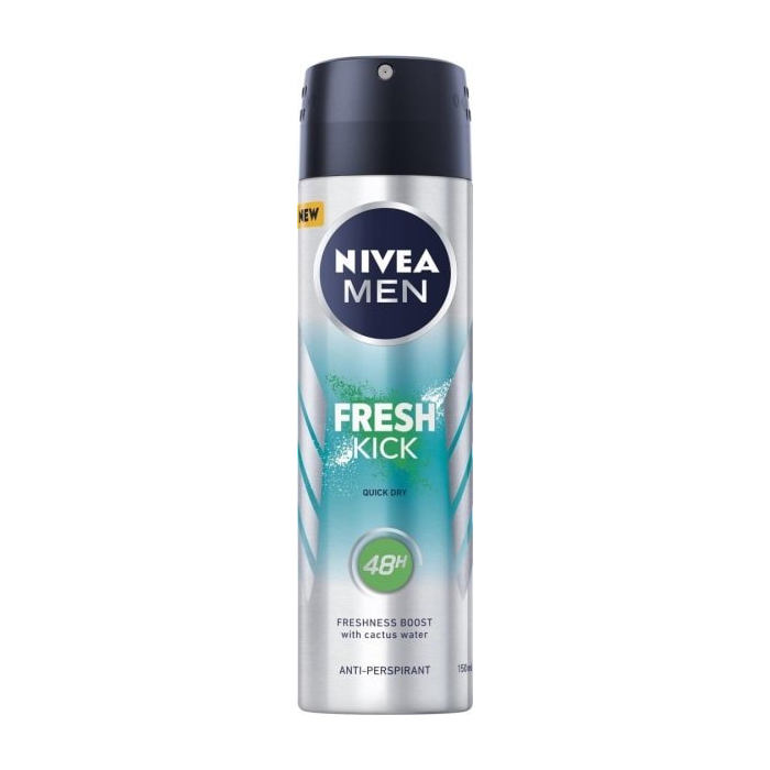 Nivea Men Fresh Kick Antiperspirant Deodorant Spray 150 Ml by Pasteur Pharmacy