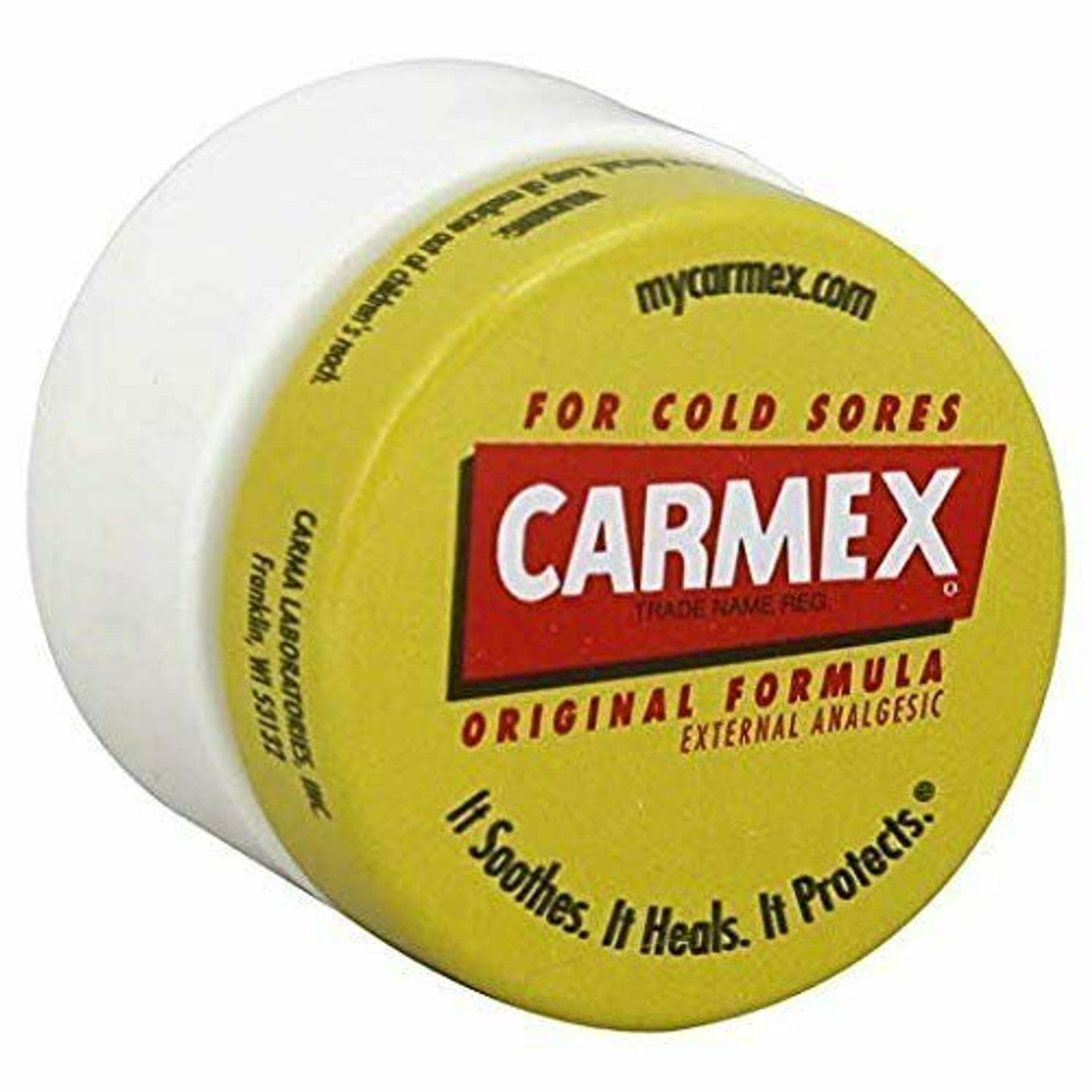 Carmex Classic Medicated Lip Balm Jar, Original, 0.25 Oz by Pasteur Pharmacy