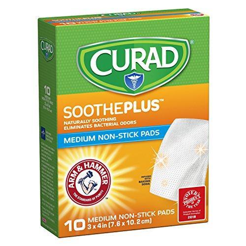 Curad Soothe Plus Non Stick Pads - Medium by Pasteur Pharmacy