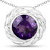 3.30 Carat Genuine Amethyst .925 Sterling Silver Pendant by Bids.com
