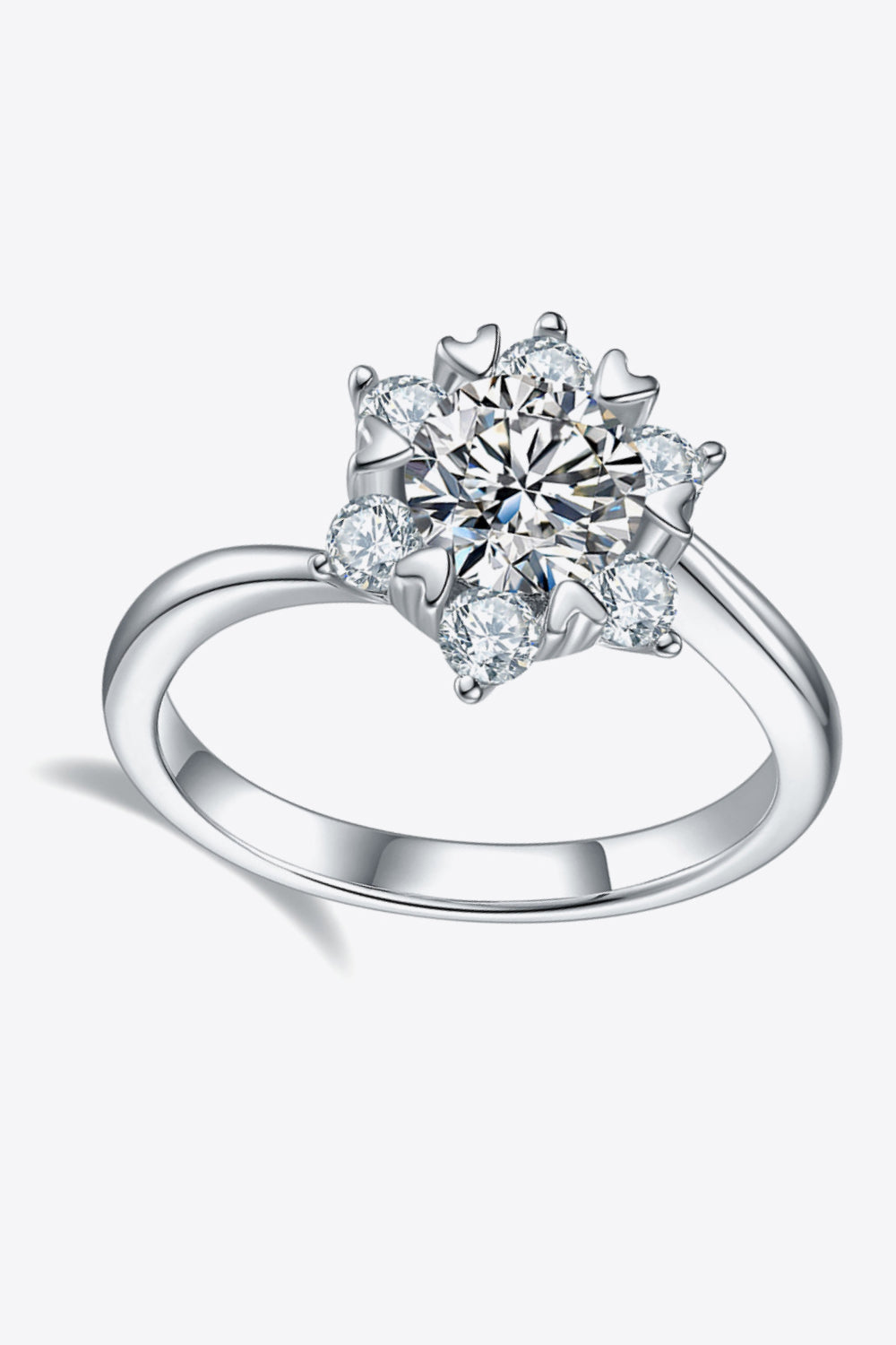 1 Carat Sparkala™ Zircon Ring (Platinum Over Pure Sterling Silver) by Sparkala