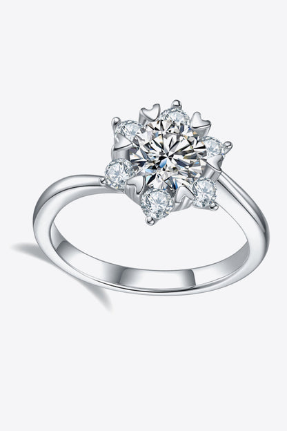 1 Carat Sparkala™ Zircon Ring (Platinum Over Pure Sterling Silver) by Sparkala