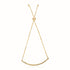 14k Yellow Gold Chain Bar Lariat Style Bracelet by Bids.com