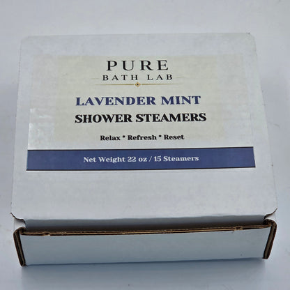 Eucalyptus Mint - Breathe Easy Shower Steamers - Sinus Relief Eucalyptus Menthol (15 count) by Spa Pure