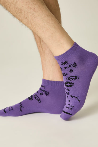 Conte Cotton Ankle Socks Diwari Happy 174