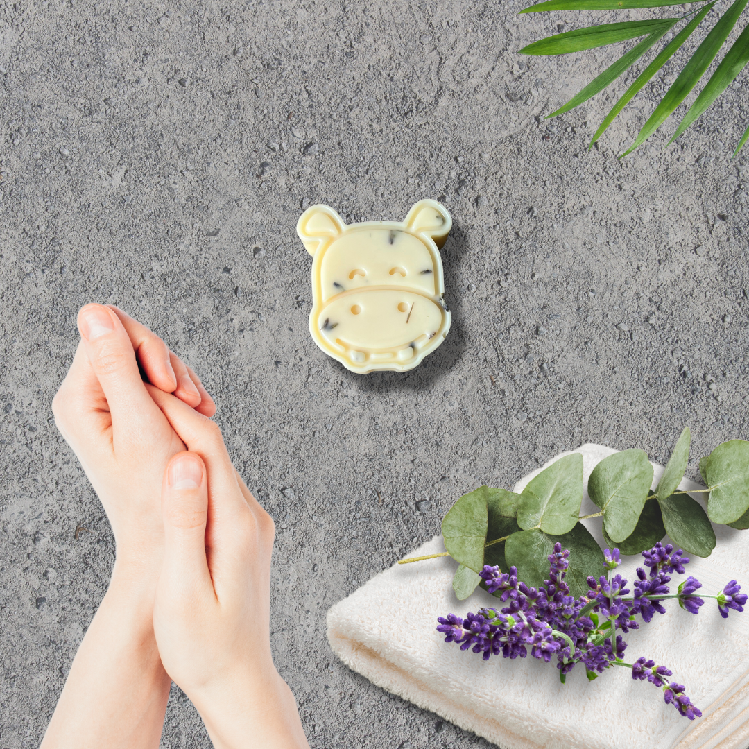 Hippo Head Shaped Lotion Bar by Hippotanicals