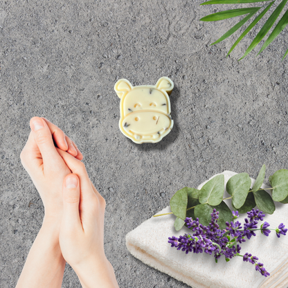 Hippo Head Shaped Lotion Bar by Hippotanicals