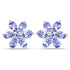 2.24 Carat Genuine Tanzanite .925 Sterling Silver Earrings  DestGlow