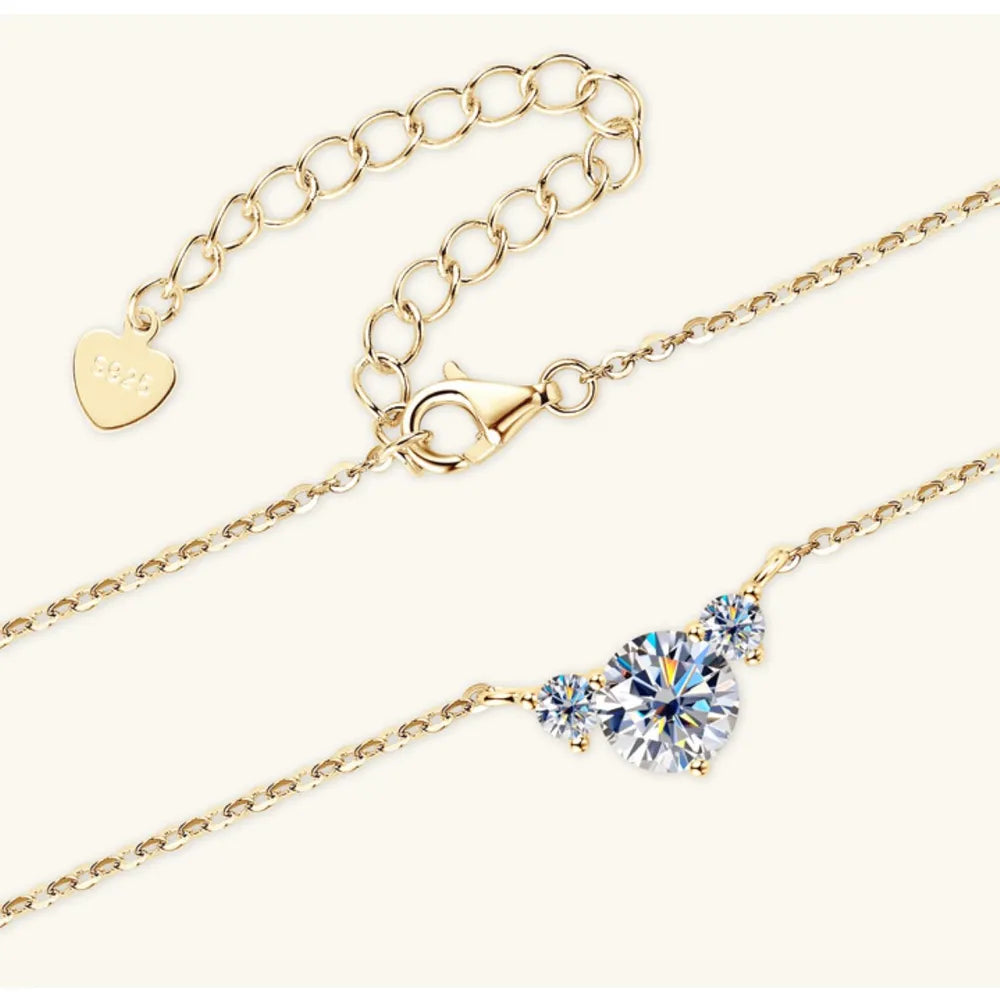 1.2 Carat Sparkala™ 925 Sterling Silver Necklace by Sparkala