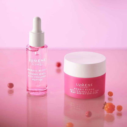 [Lumo] Vegan Collagen Face Serum - Firming Peptide Serum Formulated with Hyaluronic Acid for Smoother, Plump-Looking Skin - Helps to Reduce the Appearance of Fine Lines + Wrinkles (1 Fl Oz)