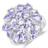 3.35 Carat Genuine Tanzanite .925 Sterling Silver Ring by Bids.com