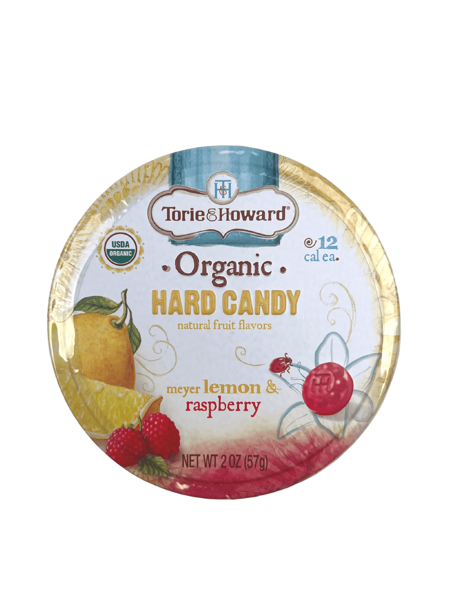 Hard Candy, Organic, Lemon &amp; Raspberry by Country Life Natural Foods