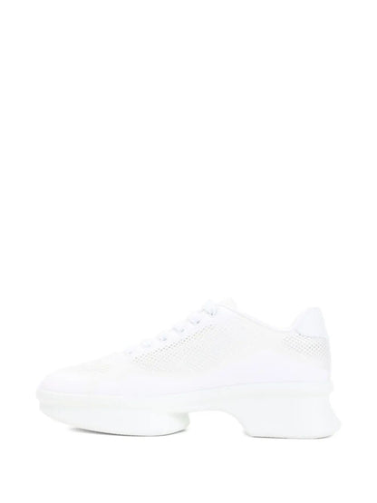 Prada Women Mesh And Re-Nylon Sneakers by Luosophy