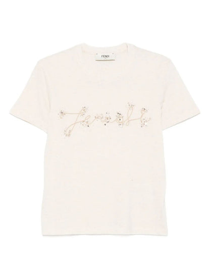Fendi Women T-Shirt Fendi Embr by Luosophy