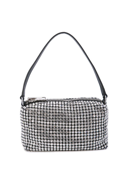 Alexander Wang Women Heiress Medium Pouch In Crystal Mesh by Luosophy