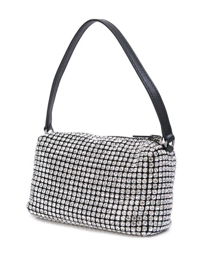 Alexander Wang Women Heiress Medium Pouch In Crystal Mesh by Luosophy
