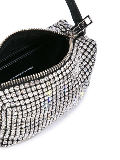Alexander Wang Women Heiress Medium Pouch In Crystal Mesh by Luosophy