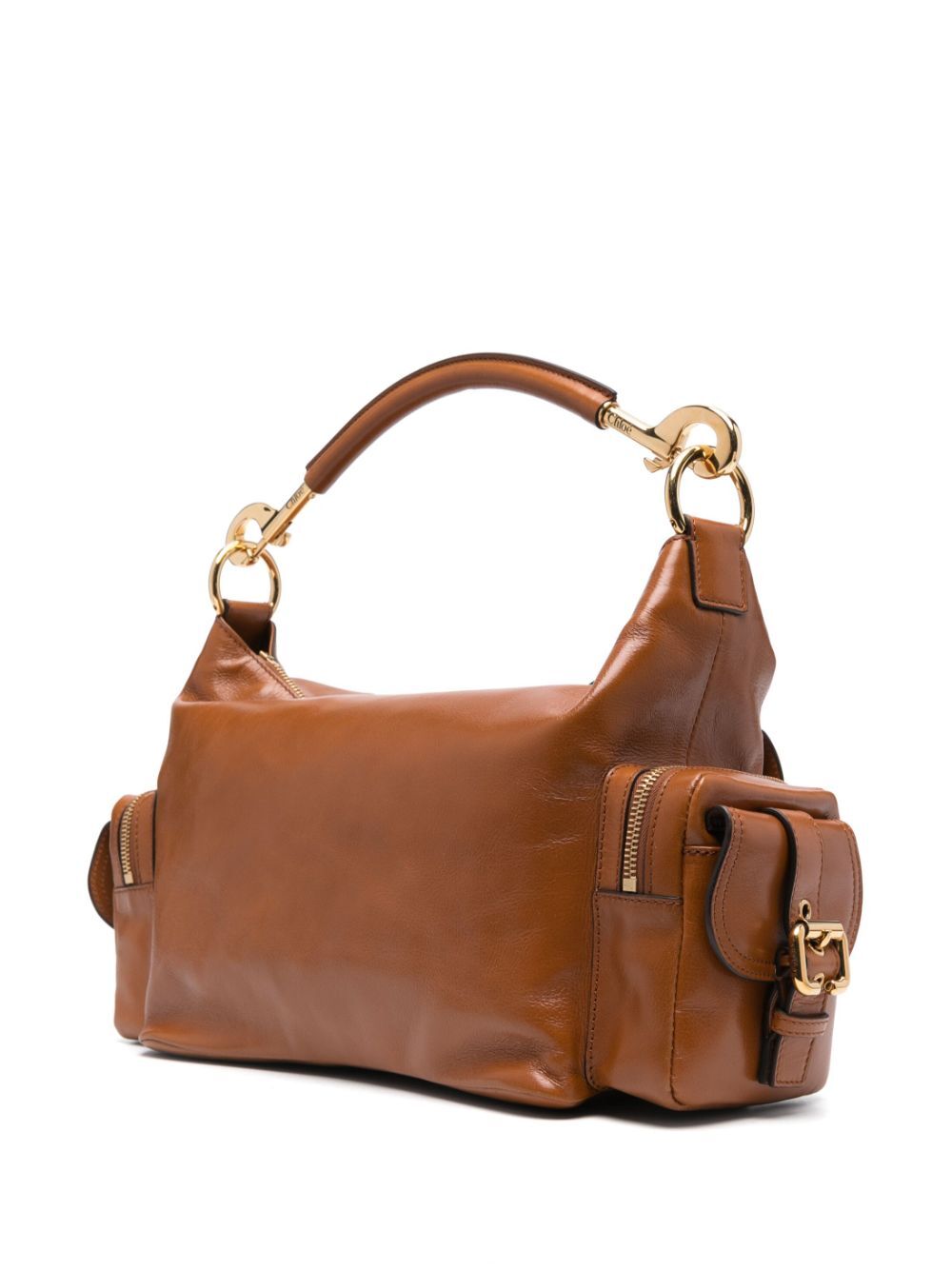 Chloe Women Shiny Leather Camera Bag by Luosophy
