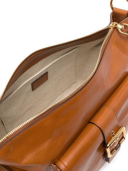 Chloe Women Shiny Leather Camera Bag by Luosophy