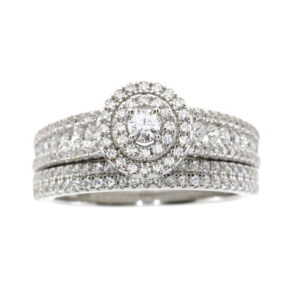Natural Cubic Zirconia CZ SS Bridal Sterling Silver by Bids.com