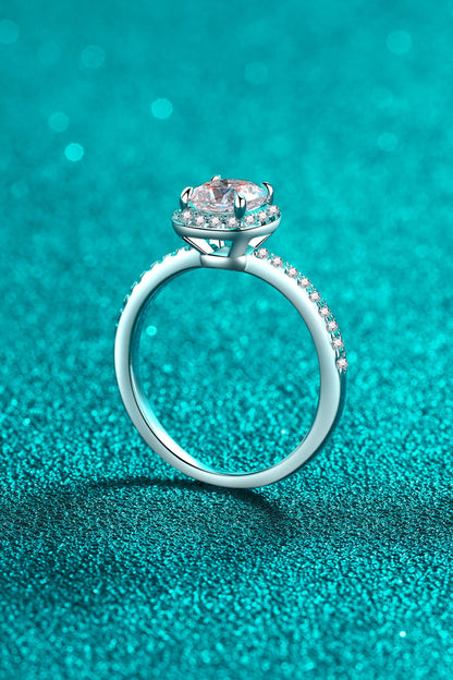 1 Carat Sparkala™ 925 Sterling Silver Halo Ring by Sparkala