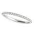 14k White Gold Diamond Wedding Band in Pave Setting (1/8 cttw) by Bids.com