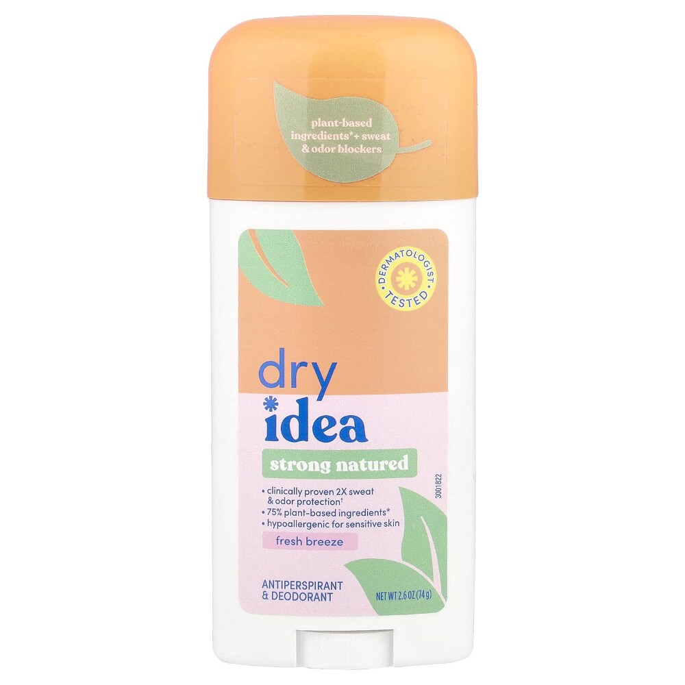 Dry Idea Strong Natured Plant-Based Invisible Solid Antiperspirant &amp; Deodorant 2.6 Oz by Pasteur Pharmacy
