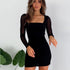 Summer Dress Sexy Long-Sleeved Dress Summer Pleated Girl Summer Sexy by Ragazza