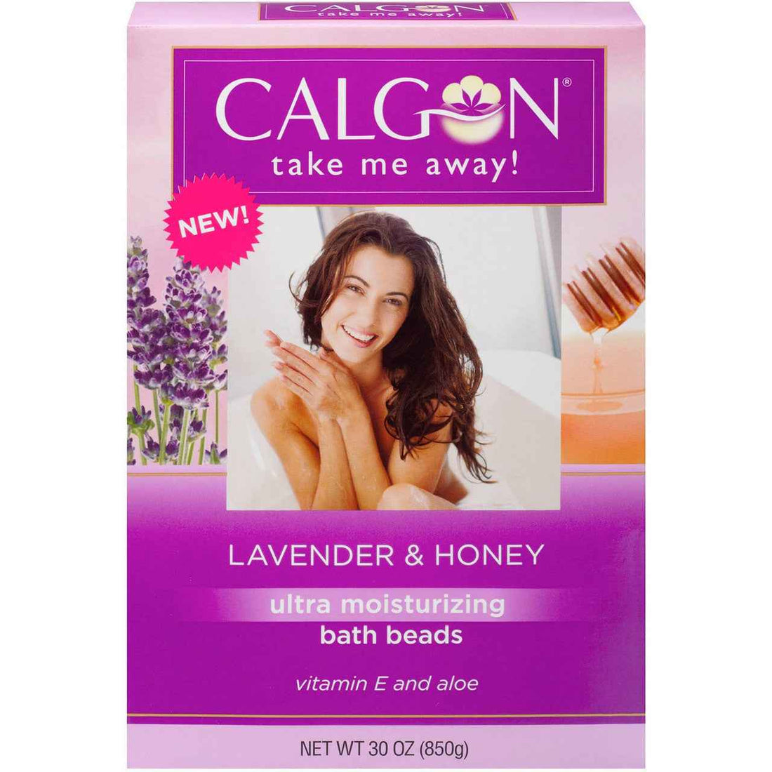 Calgon Ultra-Moisturizing Bath Beads – Lavender &amp; Vanilla – 30 oz