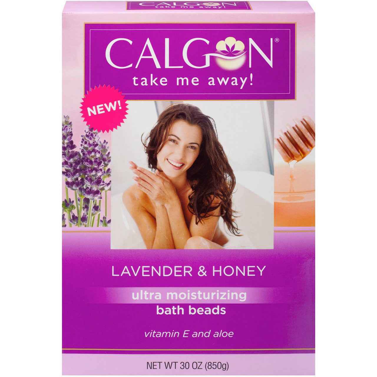 Calgon Ultra-Moisturizing Bath Beads – Lavender &amp; Vanilla – 30 oz