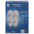 GE LED Refresh HD Light Bulb, Daylight, A19 Medium Base, 8.5 Watt, 4-Pk by Pasteur Pharmacy