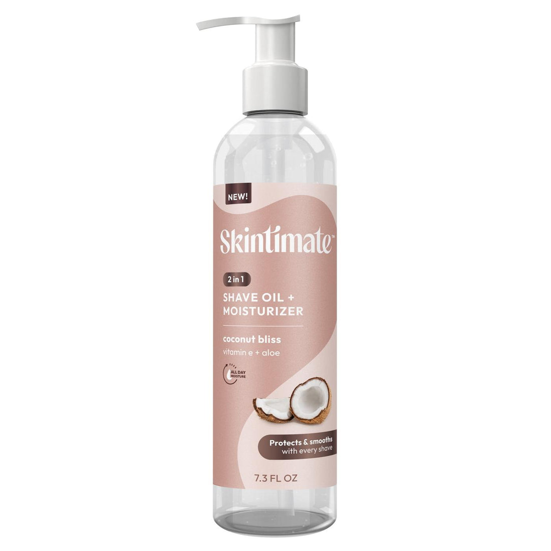Skintimate 2 In 1 Shave Oil + Moisturizer Coconut Bliss 7.3 Oz by Pasteur Pharmacy