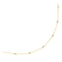 14k Yellow Gold Station Necklace with Round Diamonds by Bids.com